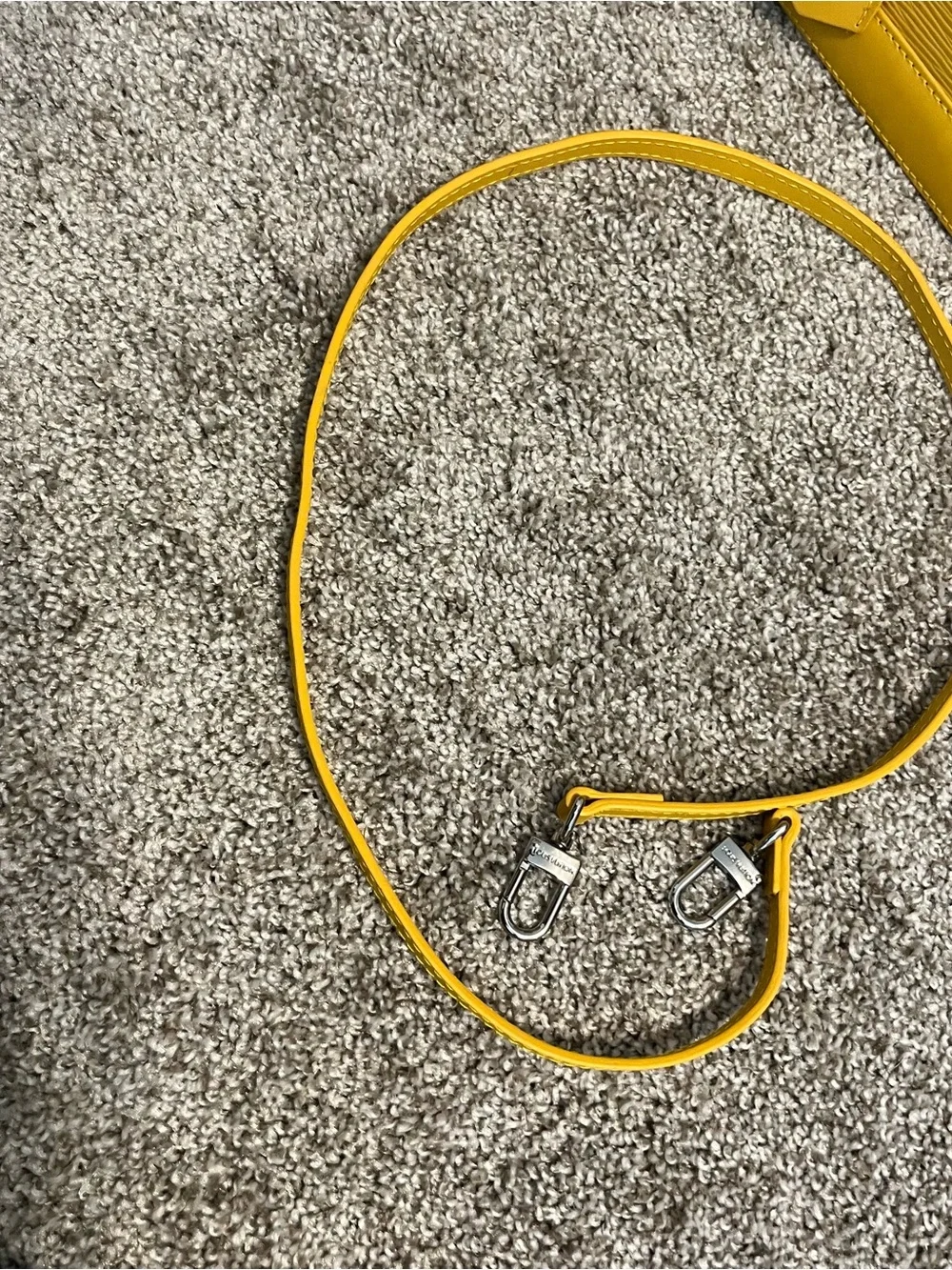 Yellow Structured Dome Satchel Handbag